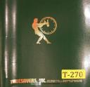 Timesaver-Timesavers 137-1HPM75, Sander Operations Service Wiring and Parts Manual 1992-100 Series-137-1HPM75-05